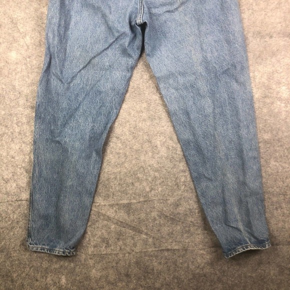 Vintage Lee Jeans Womens 9 Medium Blue High Waist 80s 90s USA Made Mom Denim - Picture 11 of 11